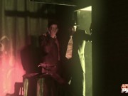 hot orgy cock sucking on a hallowen 2/16