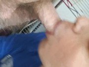 Prostate cum shot on face 7/16