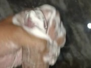 Indian hunk masturbating hot shower 13/16