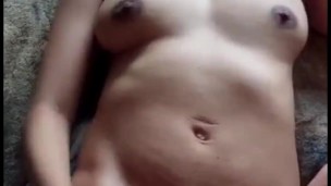 my wife receiving cum on her tits