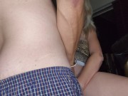 Hot blonde s pussy cant take this penis sleeve 9/16