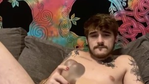Playing with my cock and showing off my ass