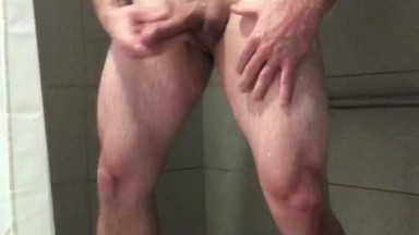 Shower Masturbation In The Gym Showers Is The Best Way To Finish Off Your Workouts