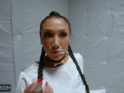 Deeper. Asian sucking cock in Blowbang 1/16