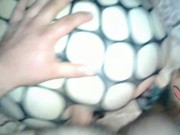 Slut fucked hard in the ass with a dick and a dildo. Listen to the bitch moaning!!! 12/16