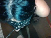 Slut fucked hard in the ass with a dick and a dildo. Listen to the bitch moaning!!! 2/16