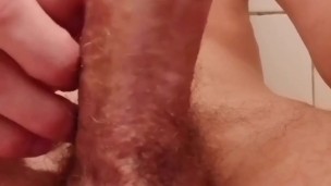 virgin boy shows his big dick fucking
