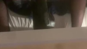 30 cm black dildo sissy