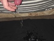 Friend recording me wanking in his room 16/16