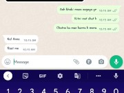 भाभी ने व्हाट्सप्प पे अपनी चूत दिखाई .whatsapp chat with bhabi 15/16