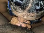 Sucking a phat bbc
