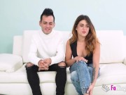 Hot and nervous couple makes her ANAL porno just for us to see! 4/16