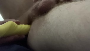 Solo jerk with vibrator fun