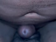 Sliding his Dick between my Pussy Lips. BBC CUMSHOT!!! 6/16
