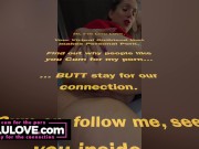 XXXmas babe sucking YOUR dick then bending over upskirt CFNM doggystyle fucking multiple orgasms to creampie - Lelu Love 1/16