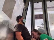 Mamada en Metro cable Medellin con una gringa 2/16