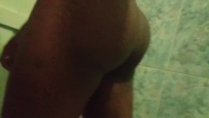 shaking my booty after shower