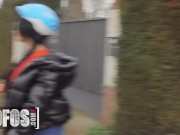 Mofos - Smoking Hot Megan Fiore Can't Wait To Find A Good Place To Ride Her Savior's Big Dick 2/16