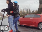 Mofos - Smoking Hot Megan Fiore Can't Wait To Find A Good Place To Ride Her Savior's Big Dick 3/16