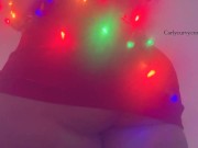 Striptease while putting up some Holiday lights! 6/16