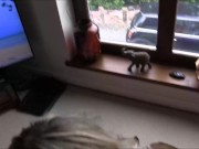 LUKE HARDY - During a midday I go inside and see Mandy doin yoga and followin along what's playin on the telly 9/16