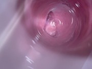 Camera deep inside teen creamy pussy 11/16