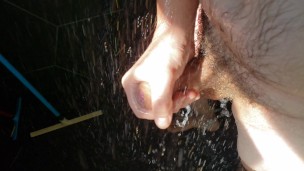 FATHER, FAT, UNCUT, THICK, HAIRY IN THE BATH