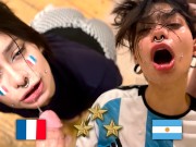 Argentina Campeón del Mundo, Hincha se folla a Francesa Después de la FINAL - Meg Vicious