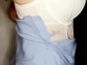 Can I Be Your Dirty Little Secret? College Girl Strip Tease 8/16