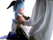 甘雨ちゃんと着たままセックス❣️❣️❣️【可愛い子のタイツは引き裂くもの💕】 2/16