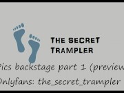 Pics backstage (preview, full video on Onlyfans) face trampling and facesitting 1/16