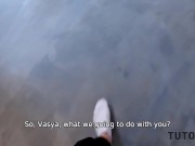 TUTOR4K. Sex with stud is inappropriate but tutor can't resist having it 2/16