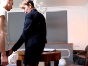 TUTOR4K. Sex with stud is inappropriate but tutor can't resist having it 6/16