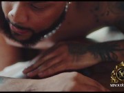 Lucky Guy With Huge BBC Gives Ebony Model Nuru Massage 11/16