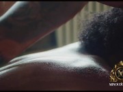 Lucky Guy With Huge BBC Gives Ebony Model Nuru Massage 14/16