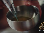 Lucky Guy With Huge BBC Gives Ebony Model Nuru Massage 2/16