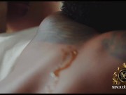 Lucky Guy With Huge BBC Gives Ebony Model Nuru Massage 3/16