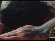 Lucky Guy With Huge BBC Gives Ebony Model Nuru Massage 8/16