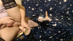 A BEAUTIFUL FEMBOY FUCKS WILDLY