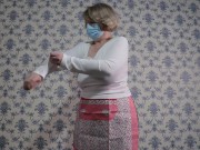 Mature BBW MILF with big saggy tits changes clothes. 13/16