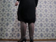 Mature BBW MILF with big saggy tits changes clothes. 8/16