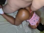 My innocent stepsister finds out that I am watching her and what she does is turn me on and give me 13/16