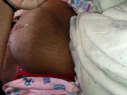 My innocent stepsister finds out that I am watching her and what she does is turn me on and give me 4/16