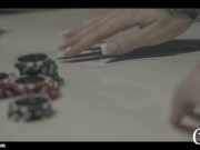 Xpervo - French Beauty Paying Poker Player With Her Tight Pussy 3/16