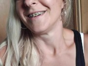 Stepsister drinks 💦 me secretly in the broom closet in the most perverse way 16/16