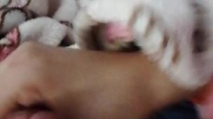 Masturbo a mi novio mientras mis padres estan en casa 🔥