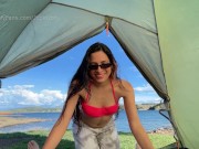 POV-Follada durante su viaje familiar de camping 2/16