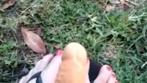 ask for cumshot on the feet