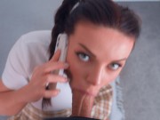 Stepsister cheated on her boyfriend with stepbrother 6/16