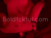 Stud Fucking Lesbian BBW in Red Light